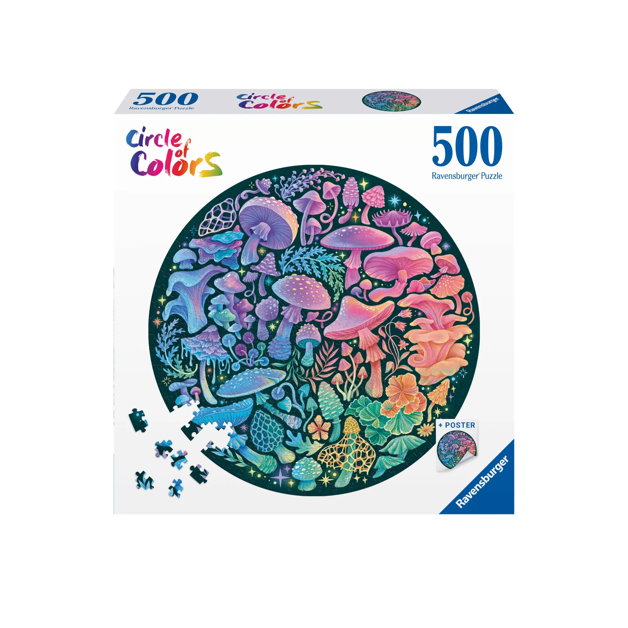 Cover: 4005555008224 | Erwachsenenpuzzle 500 Teile - Pilze | Spiel | Circle of Colors | 2024
