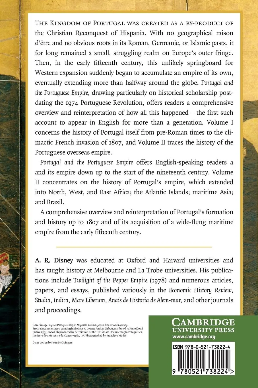 Rückseite: 9780521738224 | A History of Portugal and the Portuguese Empire, Volume 2 | Disney
