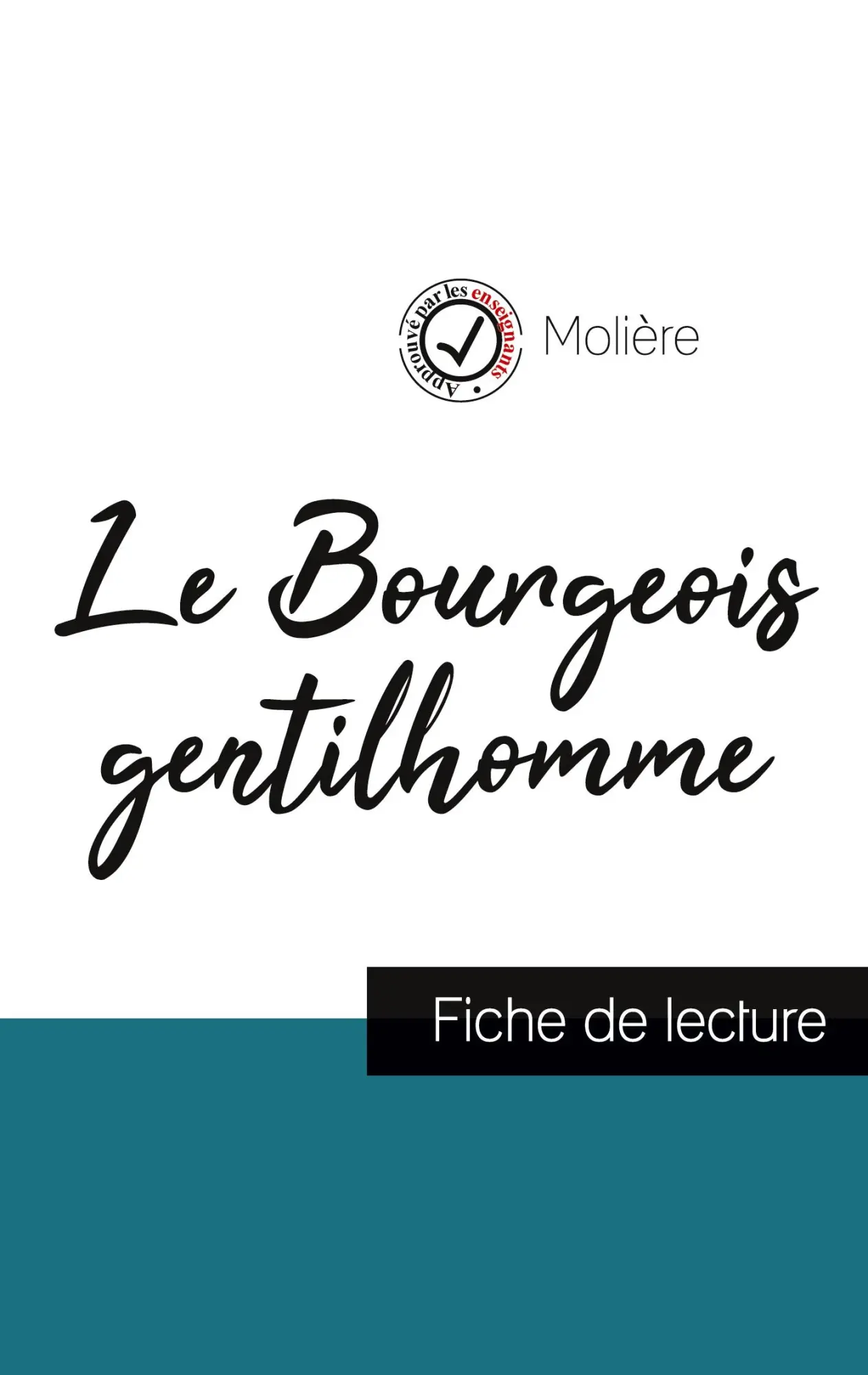 Cover: 9782759308224 | Le Bourgeois gentilhomme de Molière (fiche de lecture et analyse...