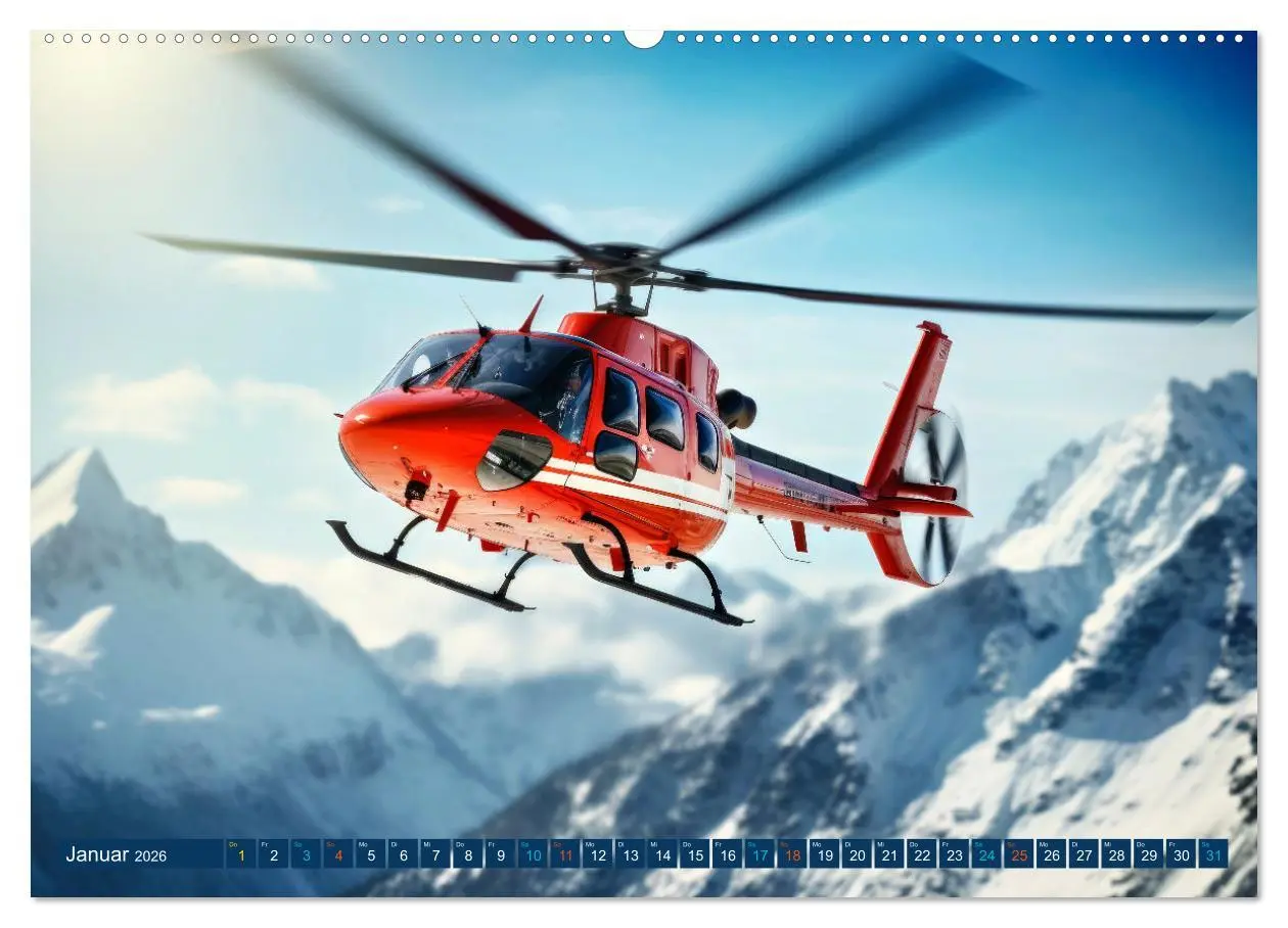 Bild: 9783457258224 | Im Bann der Rettung - Rettungshubschrauber (Wandkalender 2026 DIN...