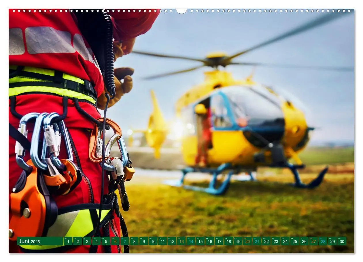 Bild: 9783457258224 | Im Bann der Rettung - Rettungshubschrauber (Wandkalender 2026 DIN...