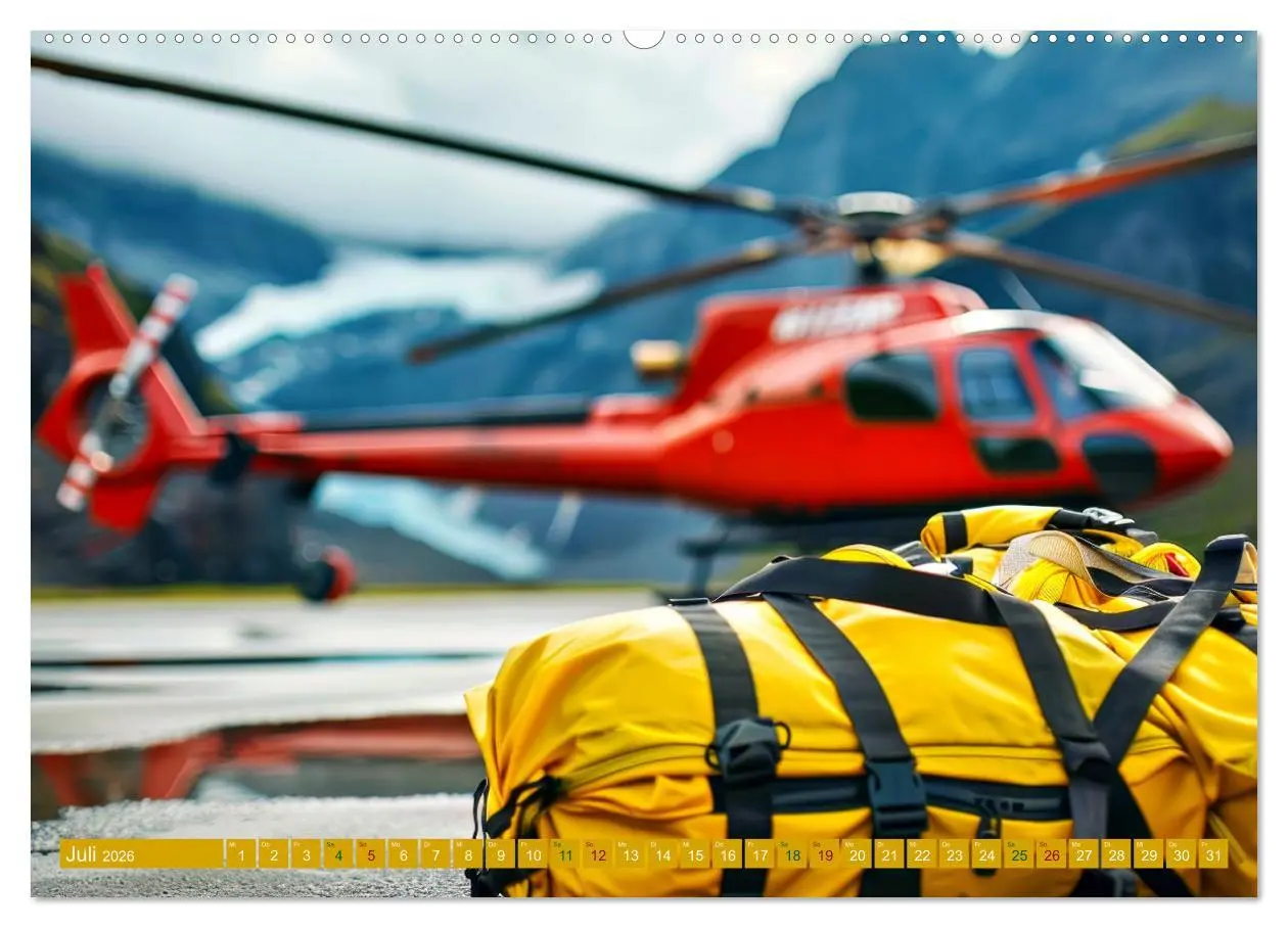 Bild: 9783457258224 | Im Bann der Rettung - Rettungshubschrauber (Wandkalender 2026 DIN...