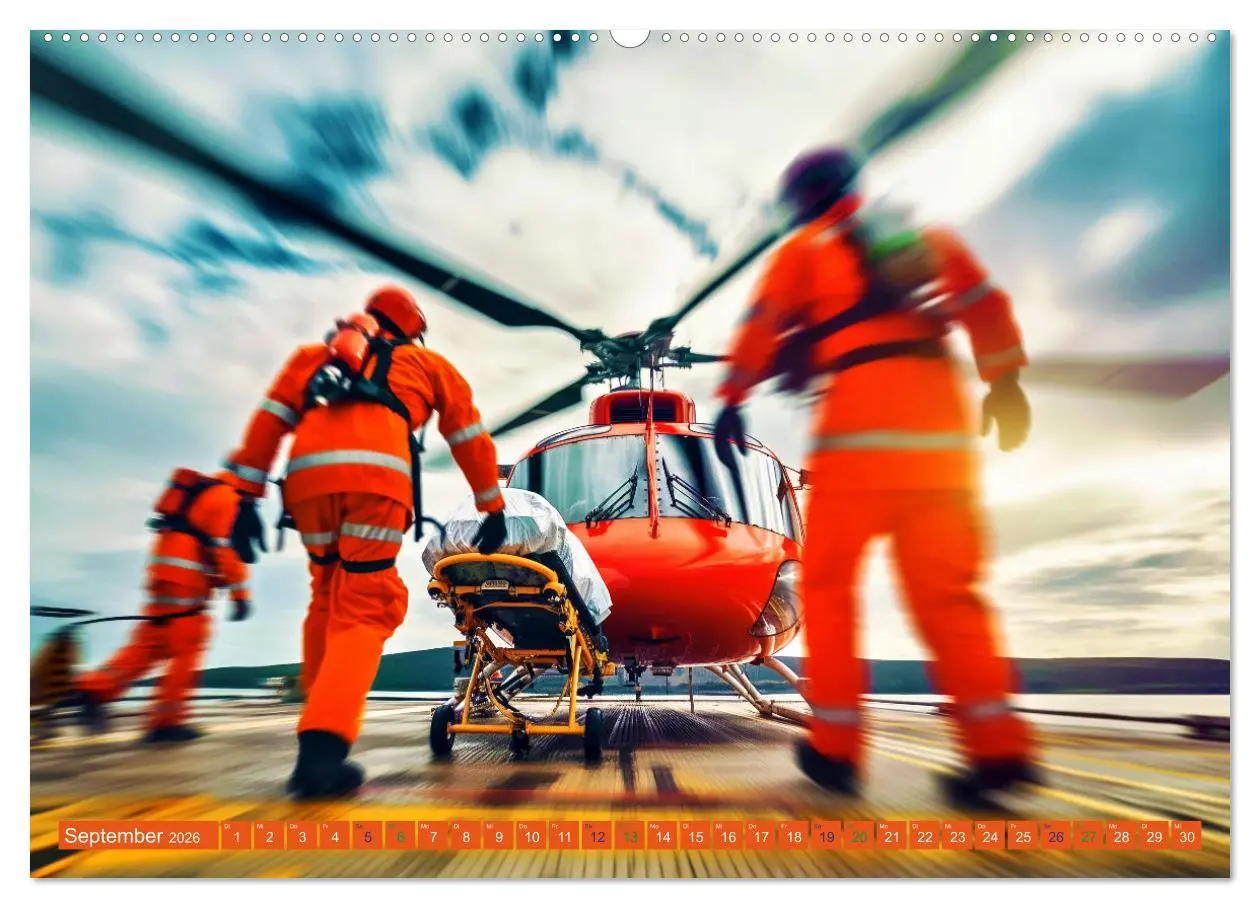 Bild: 9783457258224 | Im Bann der Rettung - Rettungshubschrauber (Wandkalender 2026 DIN...