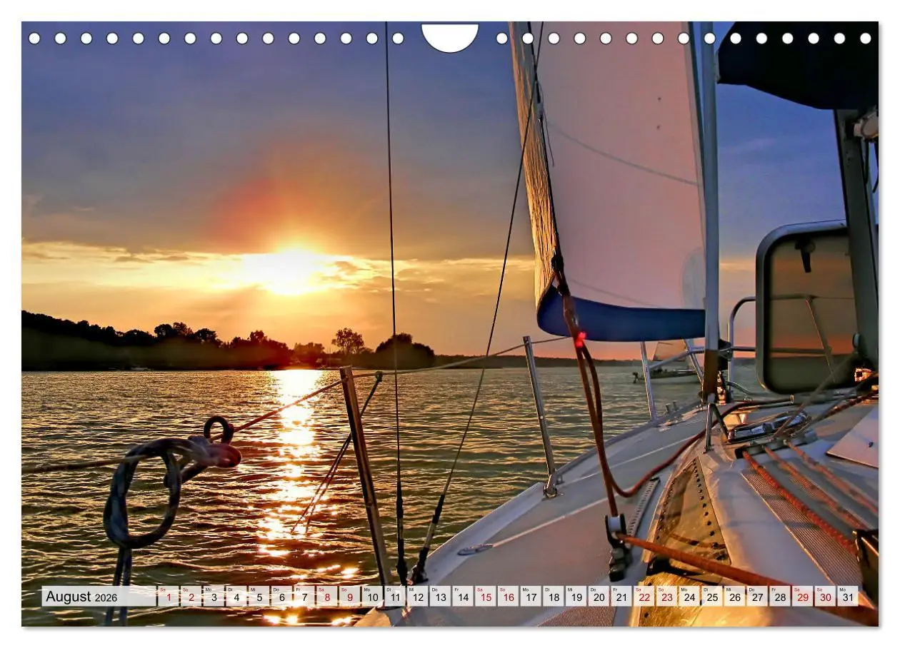 Bild: 9783457568224 | Segeln - mit dem Wind (Wandkalender 2026 DIN A4 quer), CALVENDO...