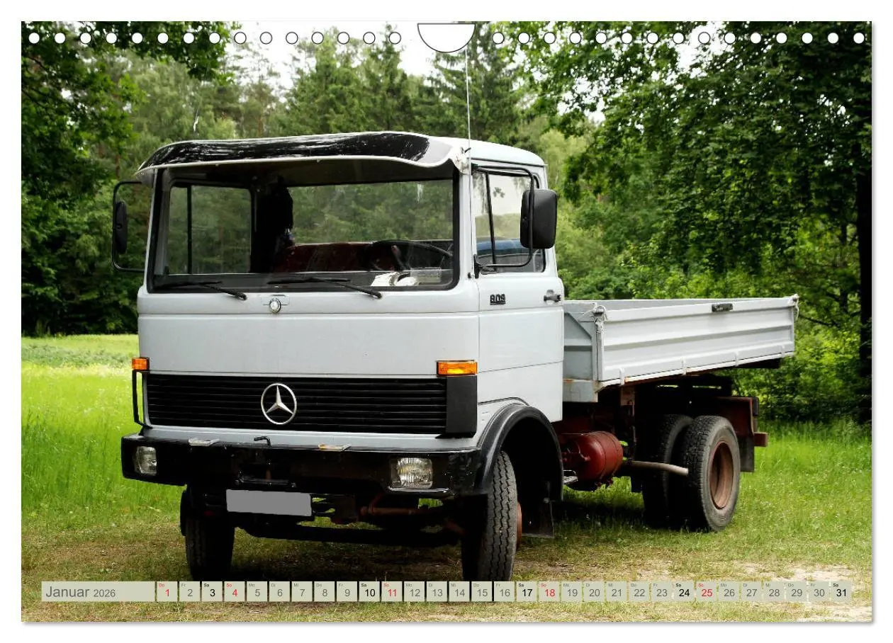 Bild: 9783457948224 | Historische Nutzfahrzeuge (Wandkalender 2026 DIN A4 quer), CALVENDO...
