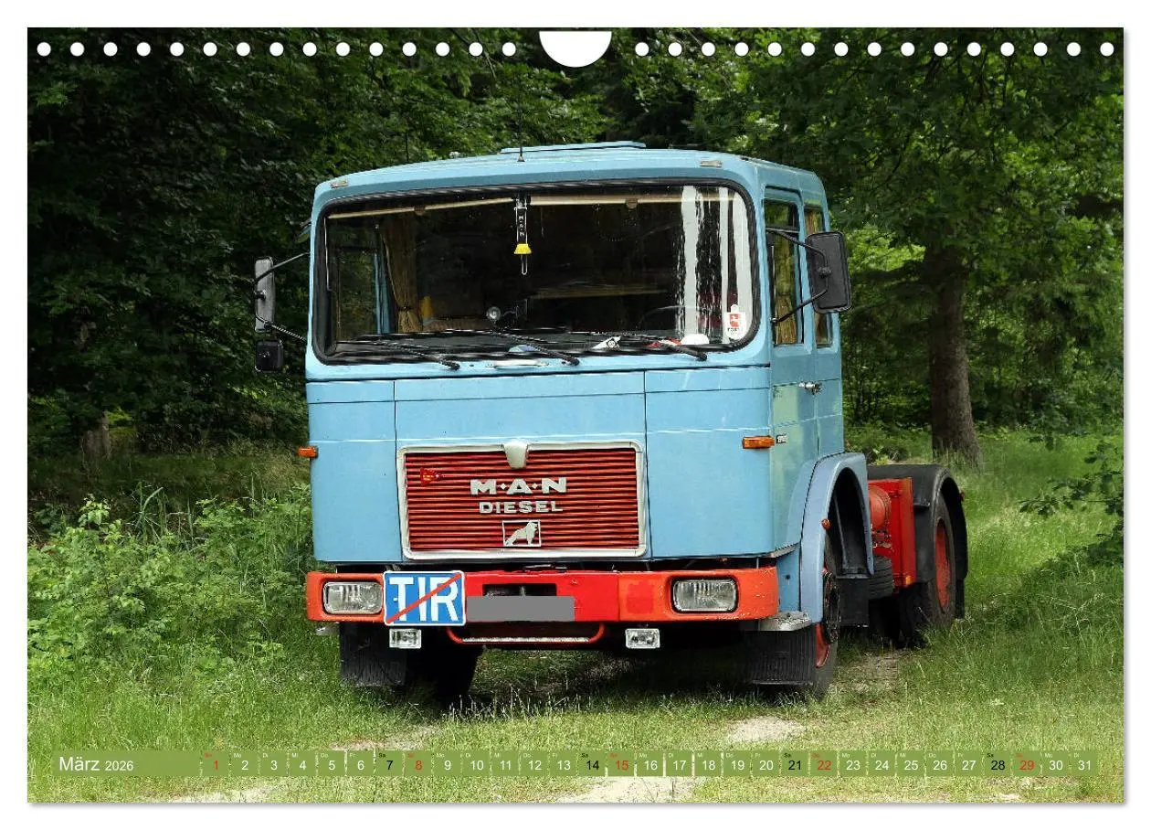 Bild: 9783457948224 | Historische Nutzfahrzeuge (Wandkalender 2026 DIN A4 quer), CALVENDO...