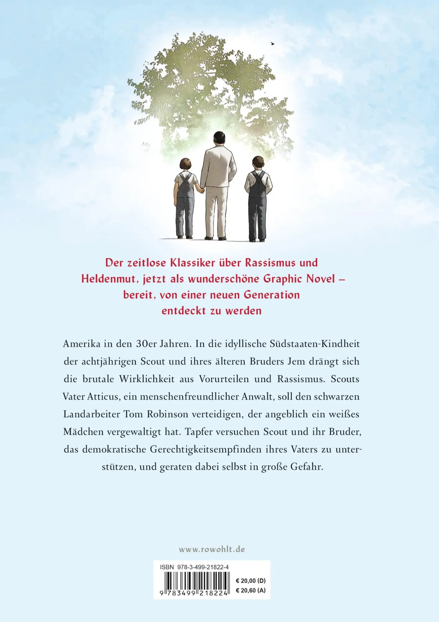 Rückseite: 9783499218224 | Wer die Nachtigall stört ... Graphic Novel | Harper Lee | Buch | 2018
