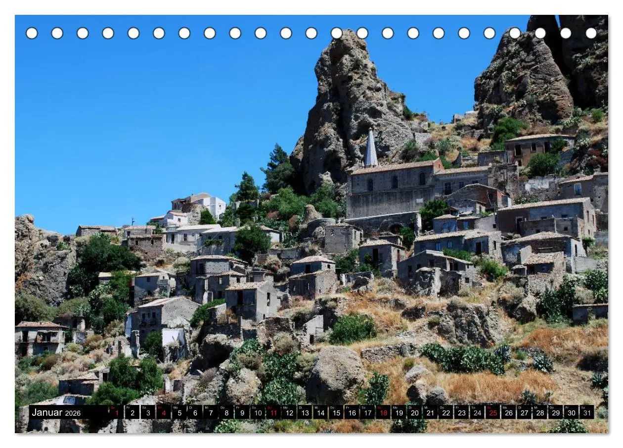 Bild: 9783516038224 | Kalabrien - Italien (Tischkalender 2026 DIN A5 quer), CALVENDO...
