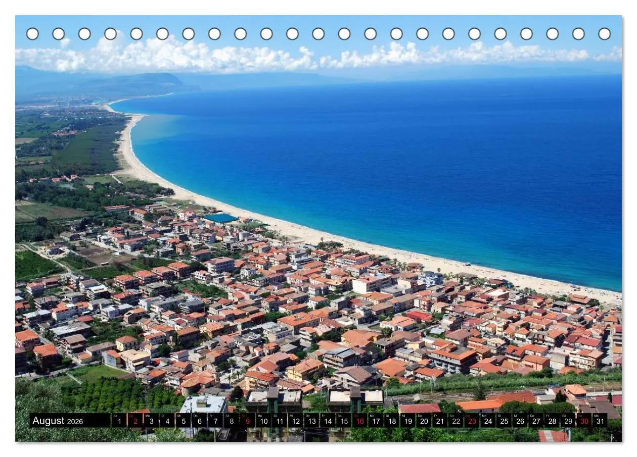 Bild: 9783516038224 | Kalabrien - Italien (Tischkalender 2026 DIN A5 quer), CALVENDO...
