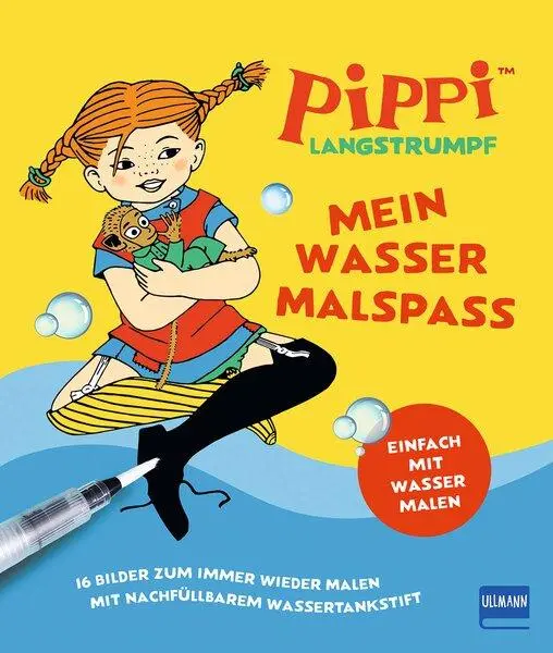 Cover: 9783741528224 | Pippi Langstrumpf - Mein Wassermalspaß | Lindgren Astrid | Buch | 2025