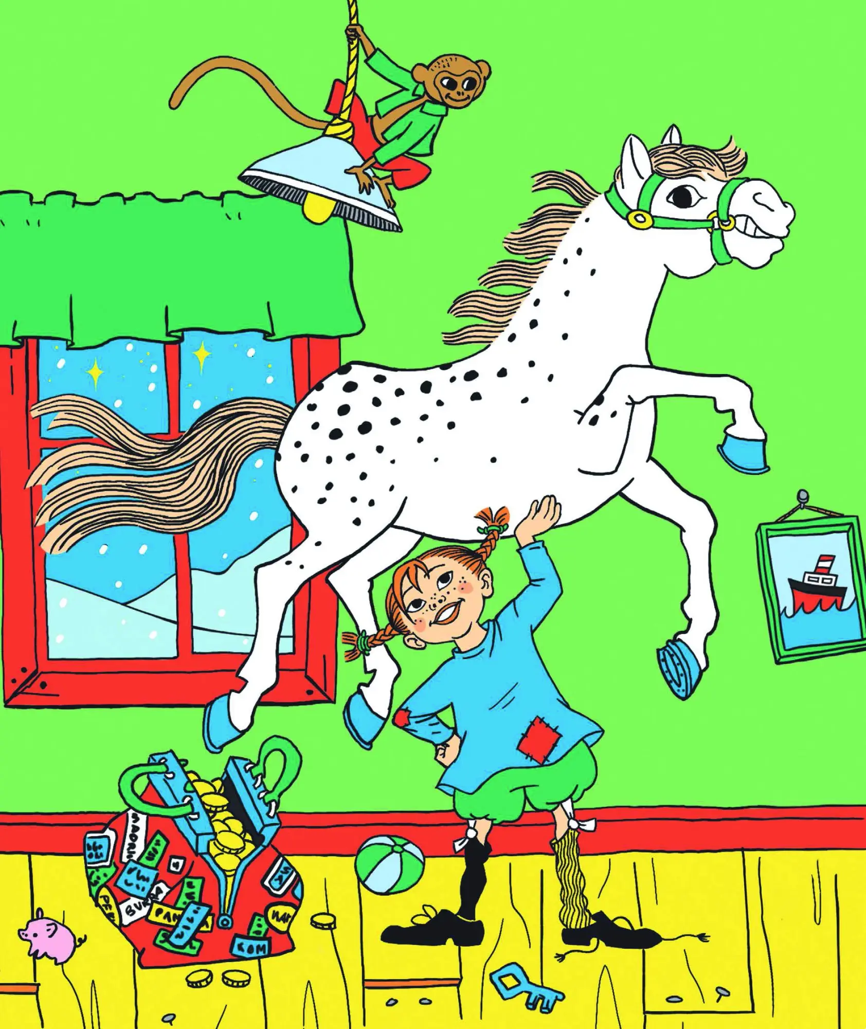 Bild: 9783741528224 | Pippi Langstrumpf - Mein Wassermalspaß | Lindgren Astrid | Buch | 2025