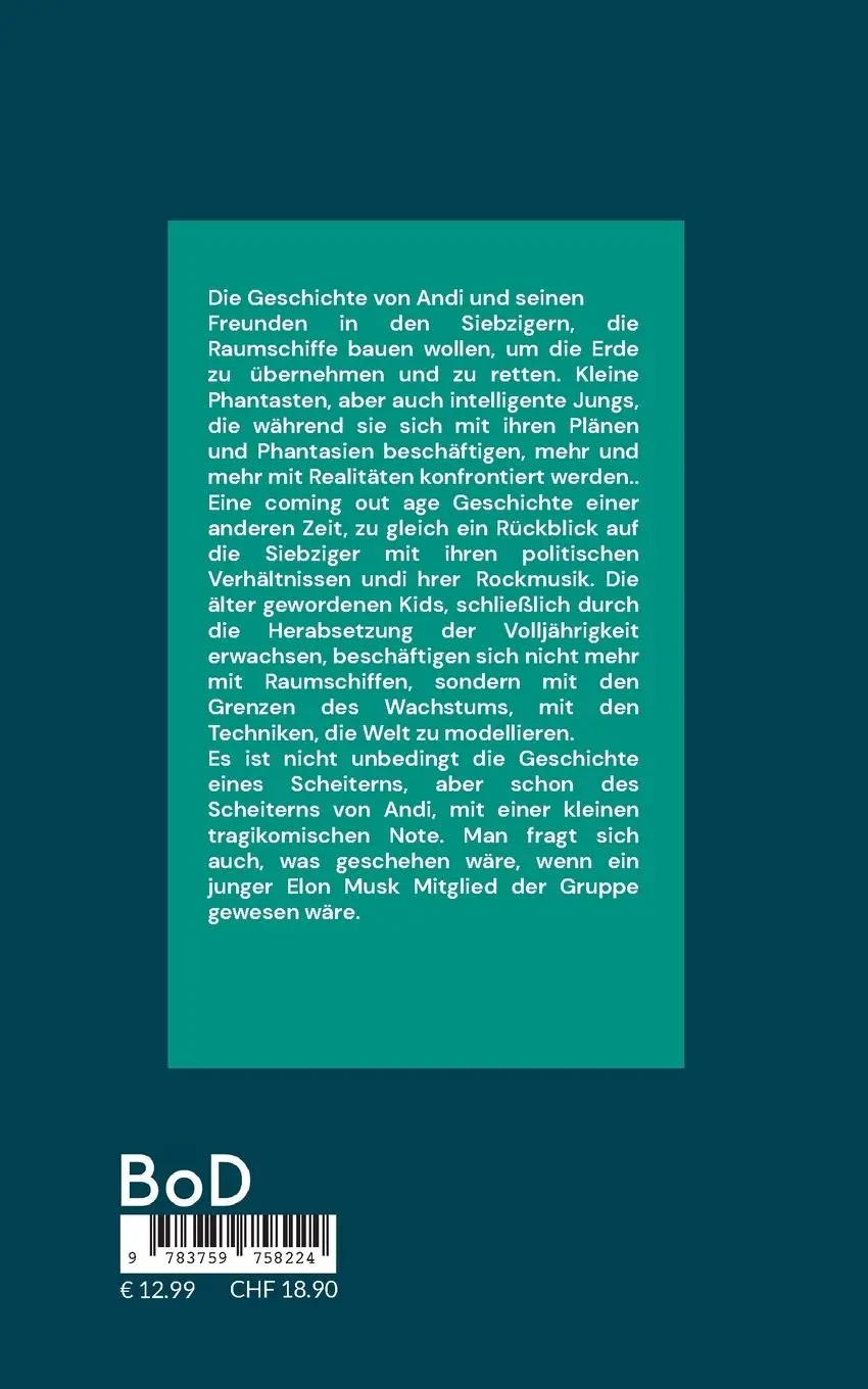 Rückseite: 9783759758224 | FG | vom Fantasieren und Scheitern | Heinz Andernach | Taschenbuch