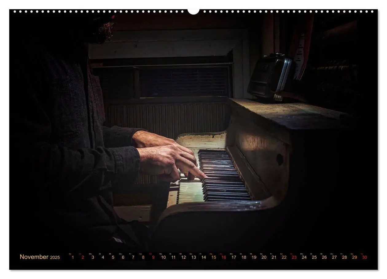 Bild: 9783435468324 | Klavier fasziniert (Wandkalender 2025 DIN A2 quer), CALVENDO...