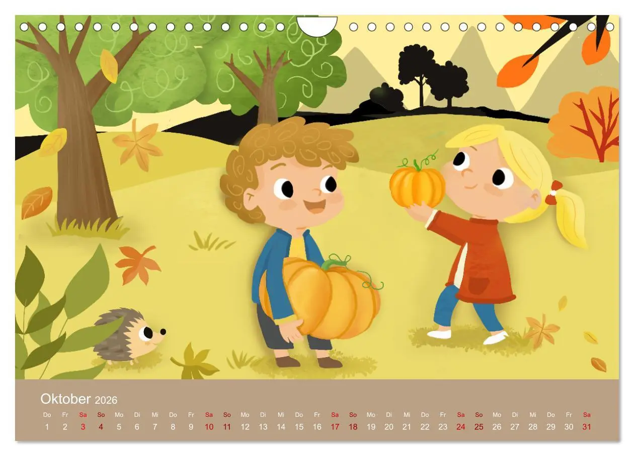 Bild: 9783457628324 | KINDERLACHEN - Fröhlich durch das Jahr - Ein Kinderkalender...
