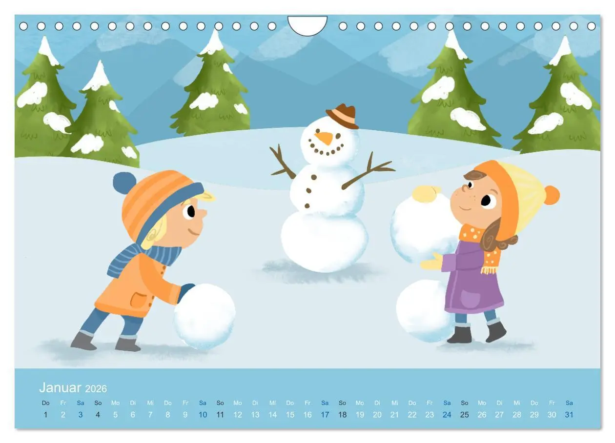 Bild: 9783457628324 | KINDERLACHEN - Fröhlich durch das Jahr - Ein Kinderkalender...