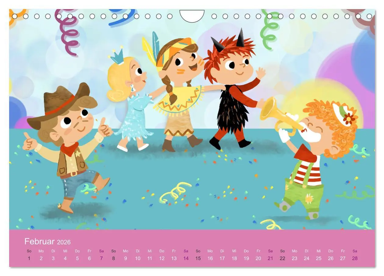 Bild: 9783457628324 | KINDERLACHEN - Fröhlich durch das Jahr - Ein Kinderkalender...
