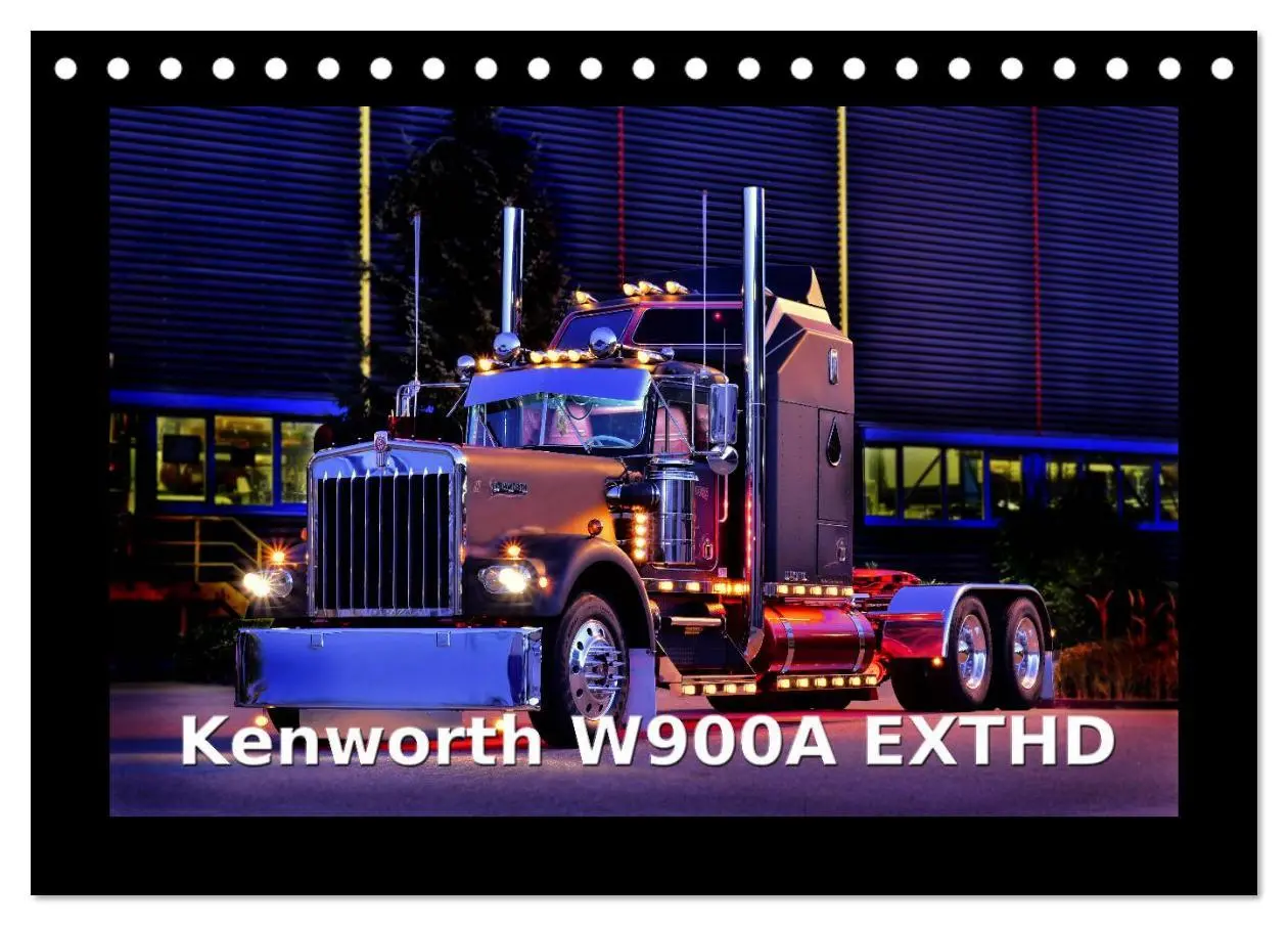 Cover: 9783516028324 | Kenworth W900A EXTHD (Tischkalender 2026 DIN A5 quer), CALVENDO...