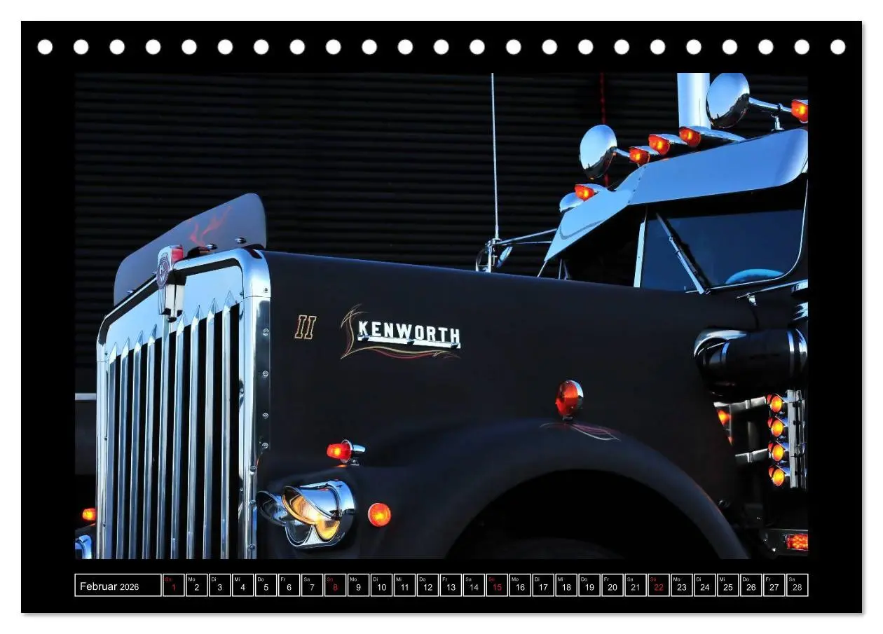 Bild: 9783516028324 | Kenworth W900A EXTHD (Tischkalender 2026 DIN A5 quer), CALVENDO...