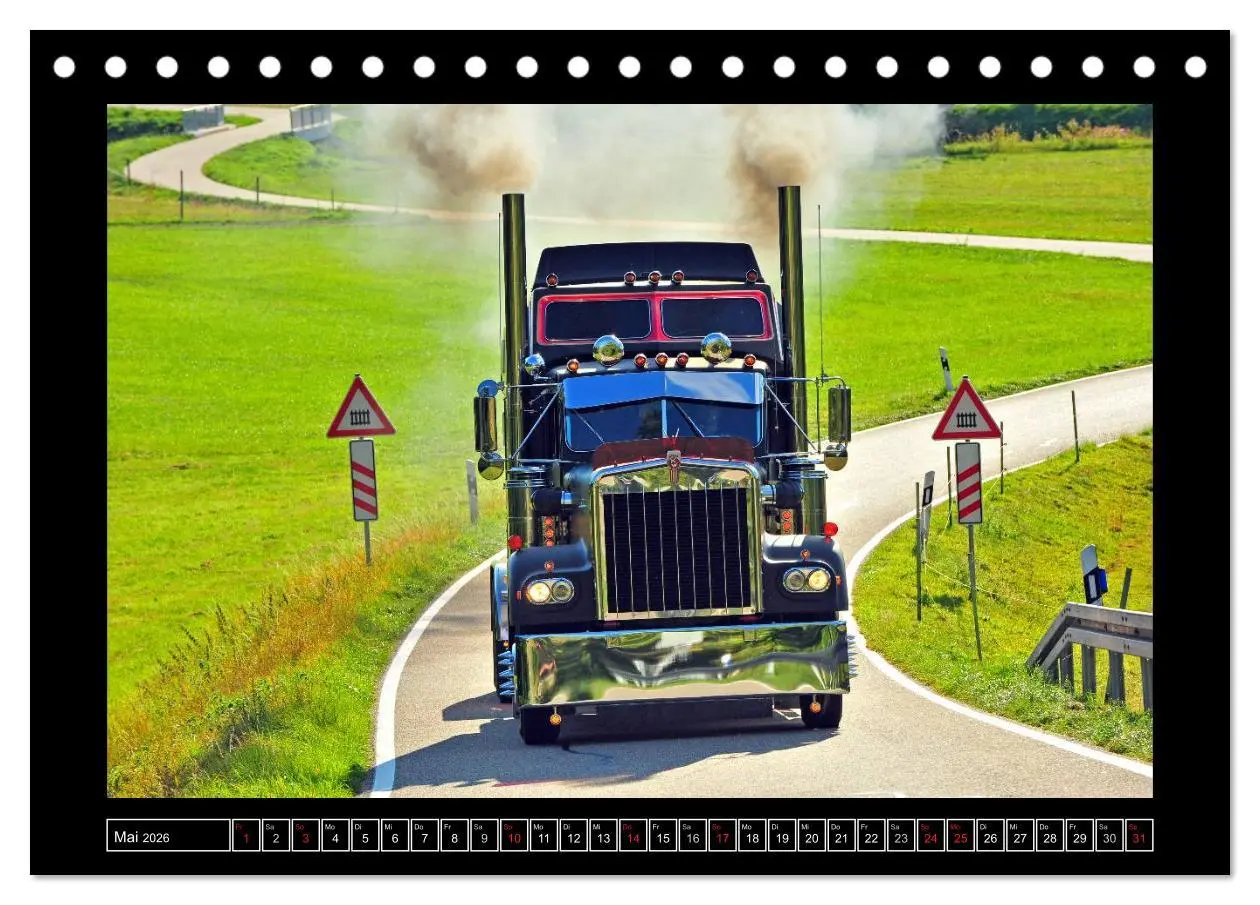 Bild: 9783516028324 | Kenworth W900A EXTHD (Tischkalender 2026 DIN A5 quer), CALVENDO...