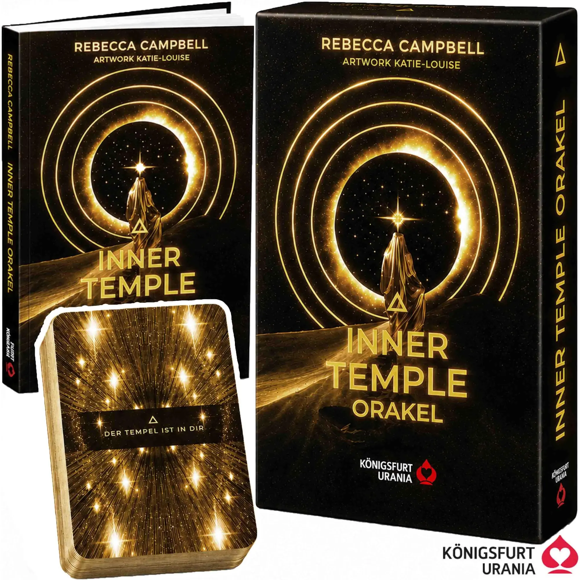 Cover: 9783868268324 | Inner Temple Orakel - 44 farbige Orakelkarten mit 160-seitigem...
