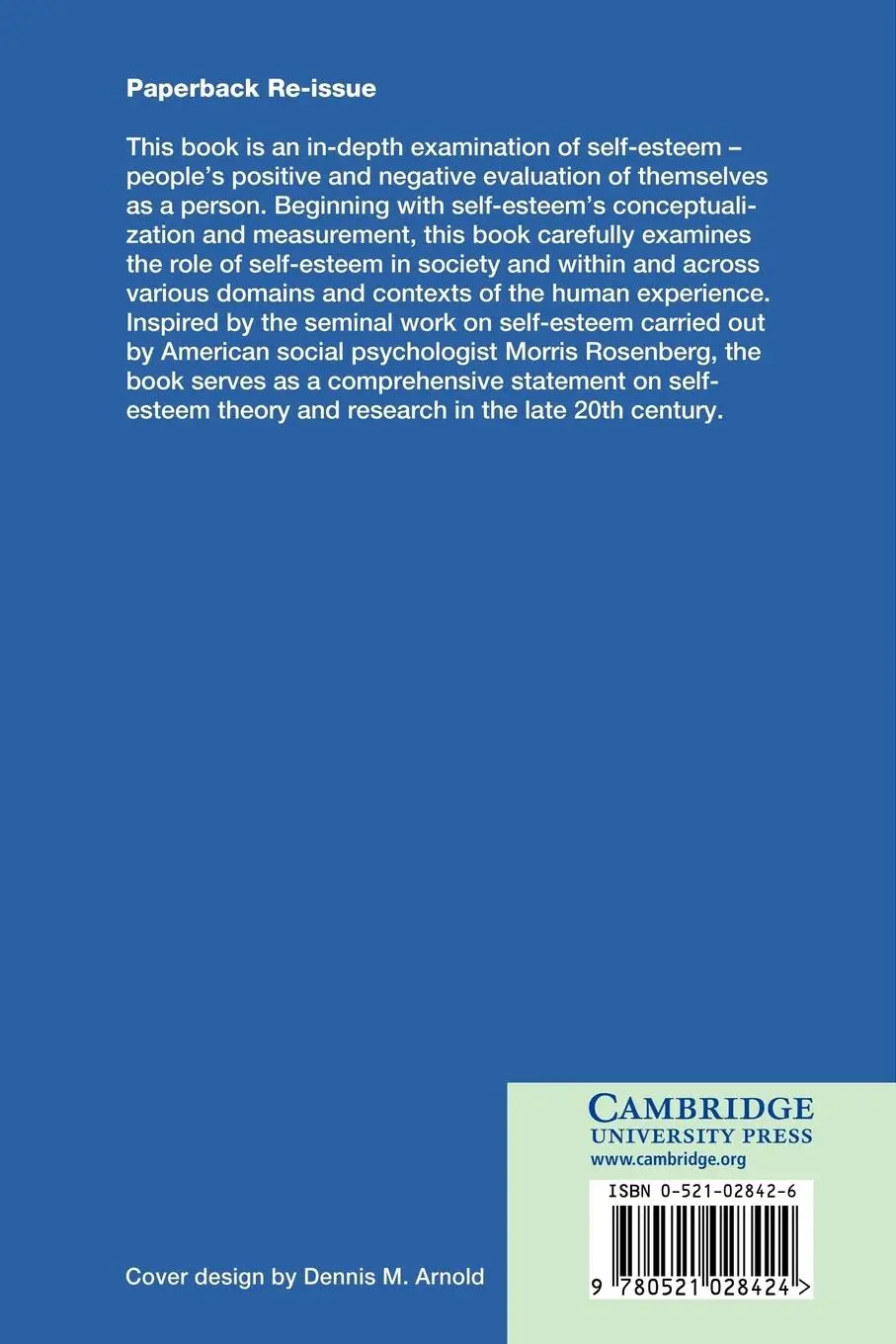 Rückseite: 9780521028424 | Extending Self-Esteem Theory and Research | Timothy J. Owens (u. a.)