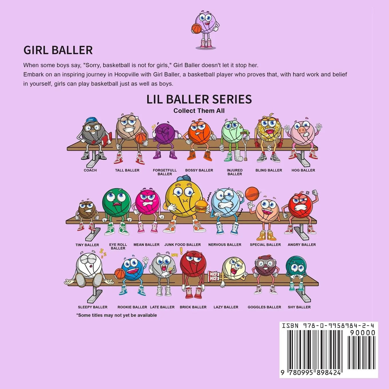 Rückseite: 9780995898424 | Girl Baller | A Basketball Story About Proving Everyone Wrong | Buch