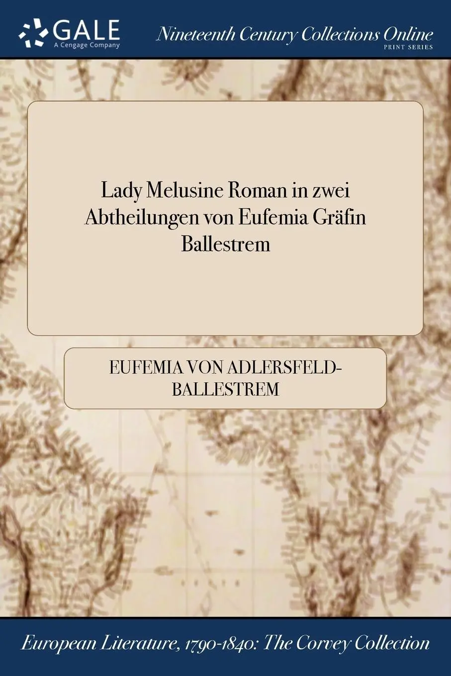 Cover: 9781375268424 | Lady Melusine Roman in zwei Abtheilungen von Eufemia Gräfin Ballestrem