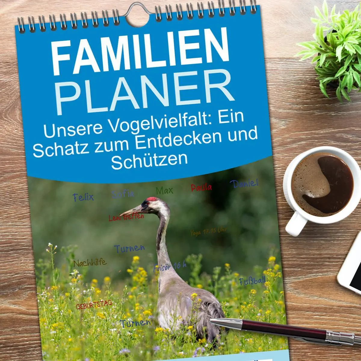 Bild: 9783516498424 | Familienplaner 2026 - Unsere Vogelvielfalt: Ein Schatz zum...