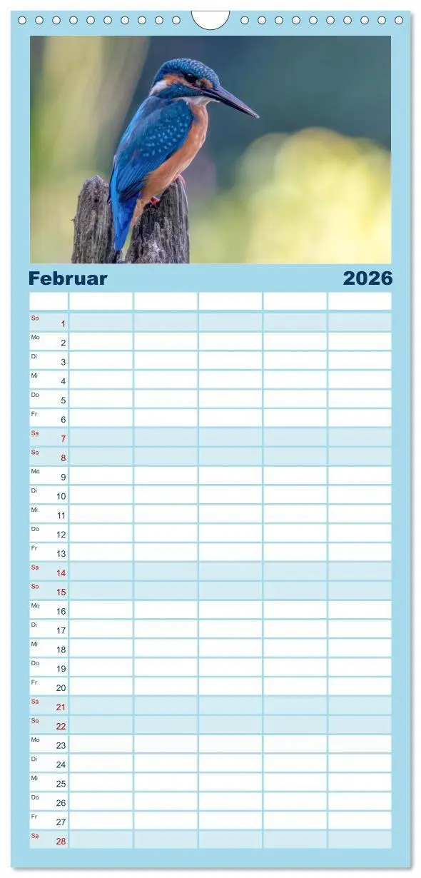 Bild: 9783516498424 | Familienplaner 2026 - Unsere Vogelvielfalt: Ein Schatz zum...