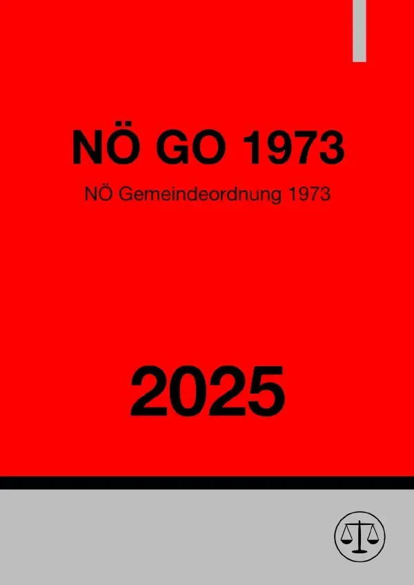 Cover: 9783819058424 | Niederösterreichische Gemeindeordnung 1973 (NÖ GO 1973) 2025 | DE