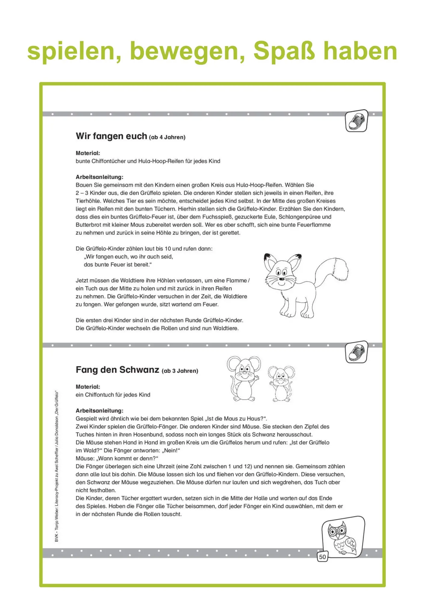 Bild: 9783867408424 | Literacy-Projekt zum Bilderbuch Der Grüffelo | Tanja Weber | Broschüre