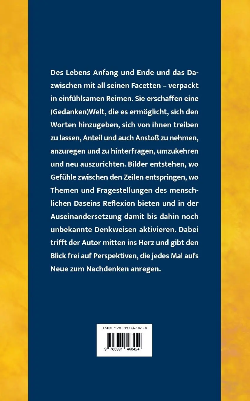 Rückseite: 9783991468424 | Wortmeer und Gedankenfluss | Hansj Rohrbach | Taschenbuch | Deutsch