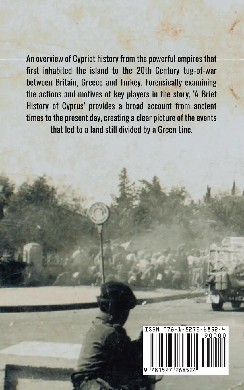 Rückseite: 9781527268524 | A Brief History of Cyprus | Tommy Clark | Taschenbuch | Englisch