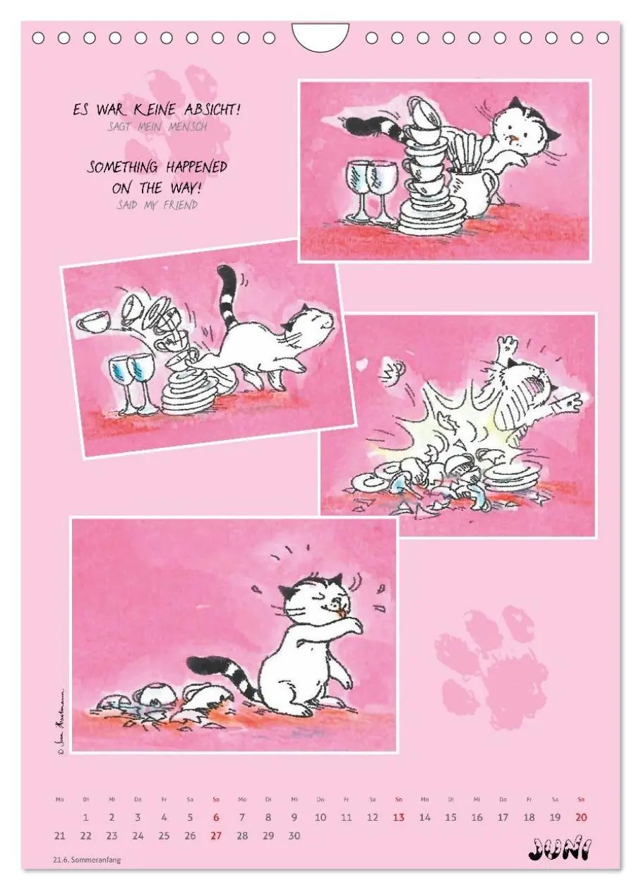 Bild: 9783594398524 | Kater Jacob: Ach Du lieber Mensch (Wandkalender 2027 DIN A4 hoch),...