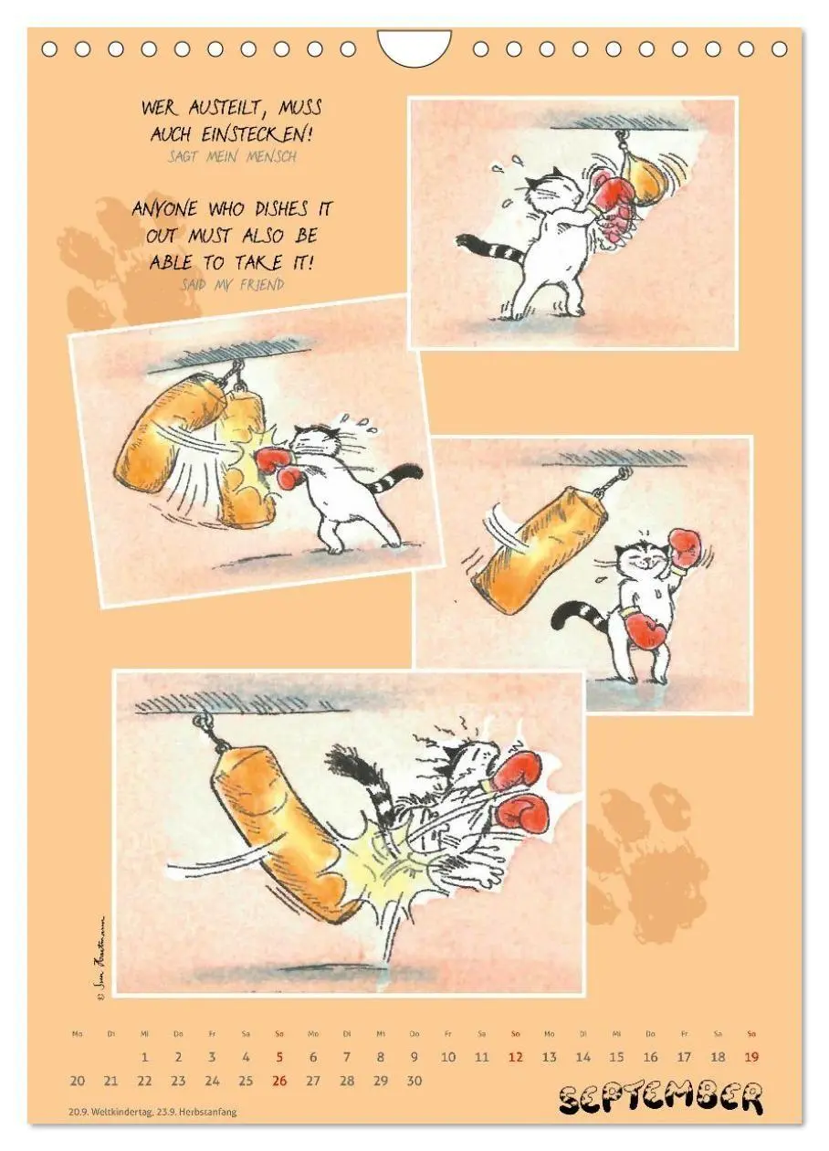 Bild: 9783594398524 | Kater Jacob: Ach Du lieber Mensch (Wandkalender 2027 DIN A4 hoch),...