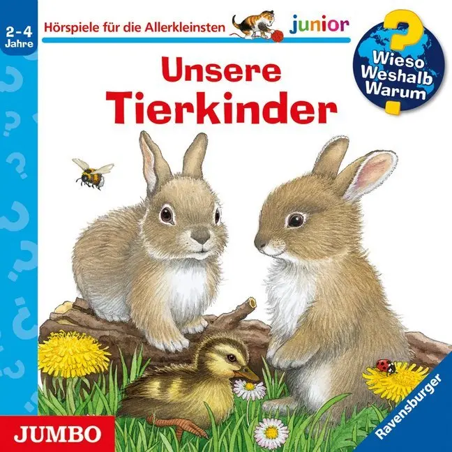 Cover: 9783833738524 | Wieso? Weshalb? Warum? junior. Unsere Tierkinder, Audio-CD | Nahrgang