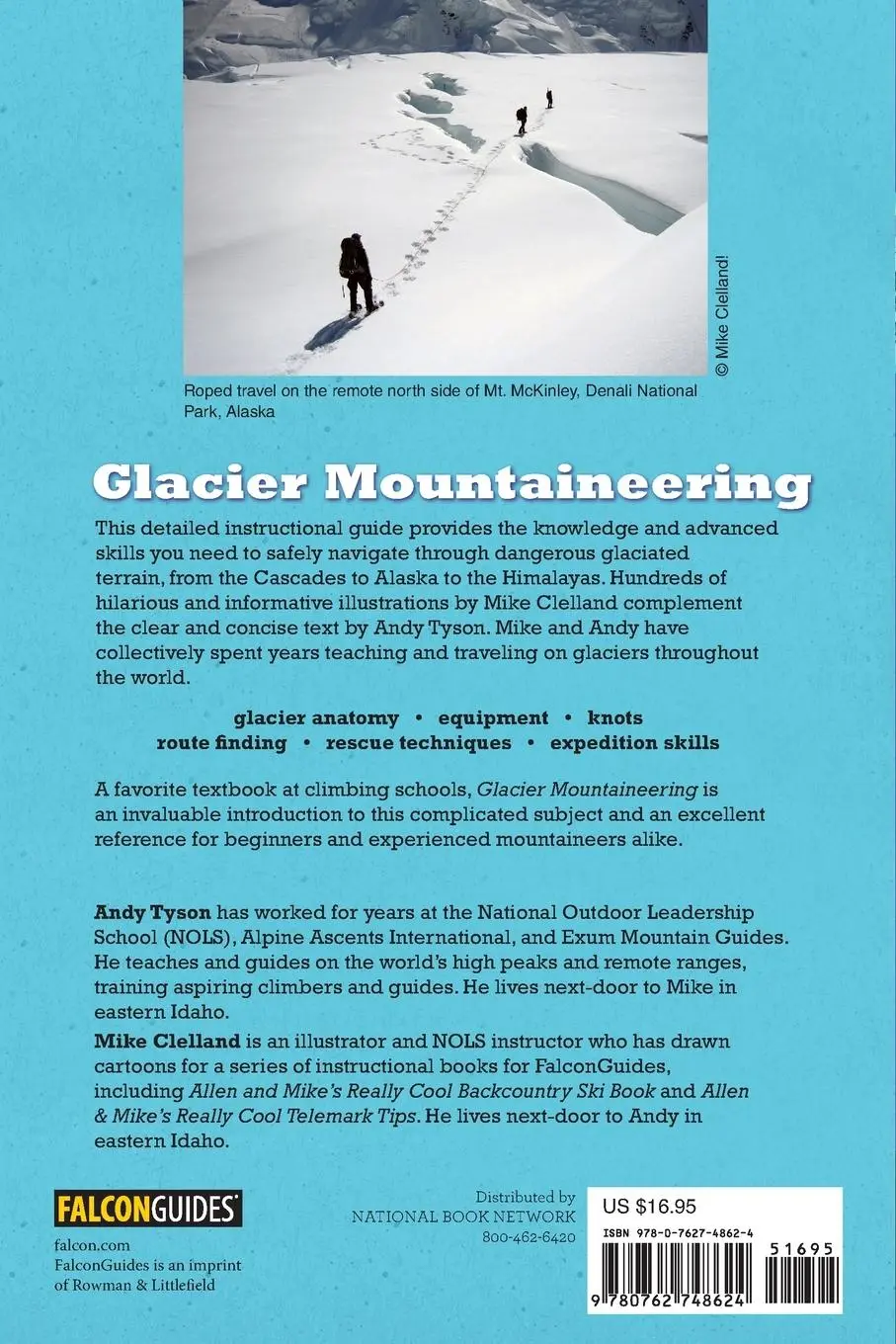 Rückseite: 9780762748624 | Glacier Mountaineering | Andy Tyson | Taschenbuch | Englisch | 2009