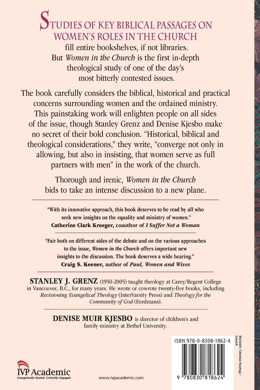 Rückseite: 9780830818624 | Women in the Church | A Biblical Theology of Women in Ministry | Buch