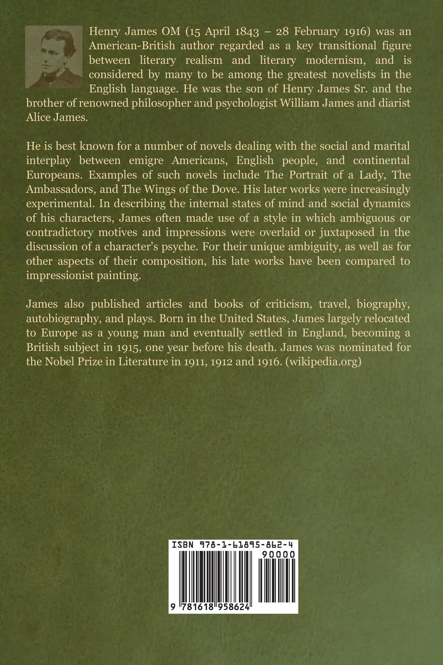 Rückseite: 9781618958624 | The Turn of the Screw | Henry James | Taschenbuch | Englisch | 2020