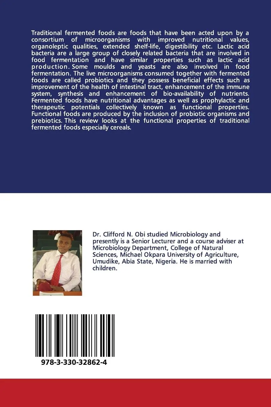 Rückseite: 9783330328624 | Traditional Fermented Foods as Probiotic Functional Foods ¿ A Review