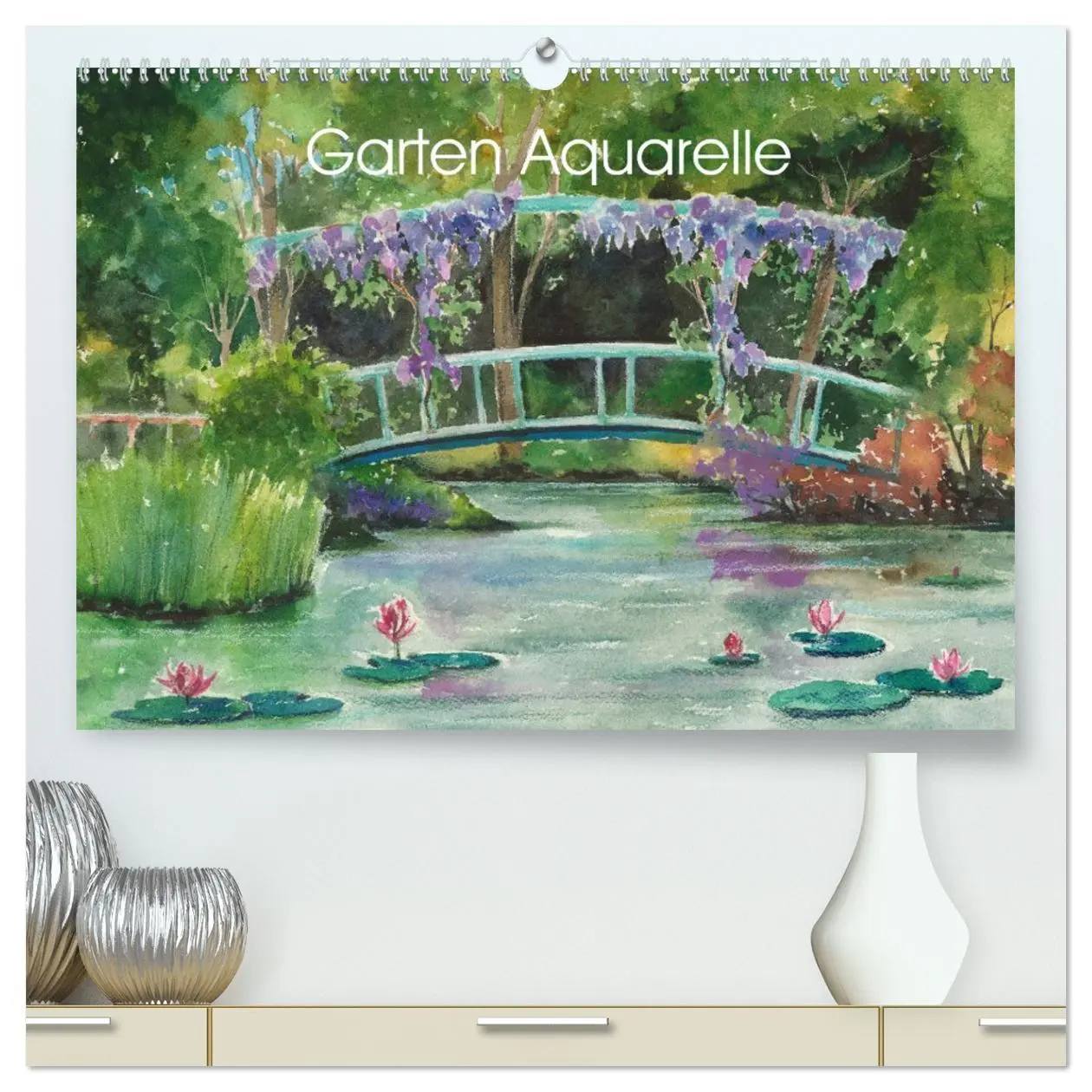 Cover: 9783457768624 | Garten Aquarelle (hochwertiger Premium Wandkalender 2026 DIN A2...