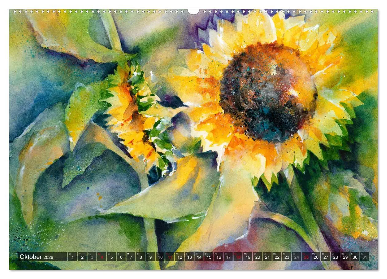 Bild: 9783457768624 | Garten Aquarelle (hochwertiger Premium Wandkalender 2026 DIN A2...