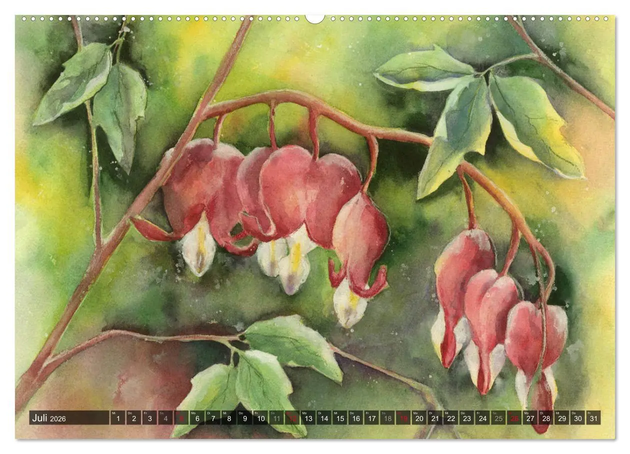 Bild: 9783457768624 | Garten Aquarelle (hochwertiger Premium Wandkalender 2026 DIN A2...