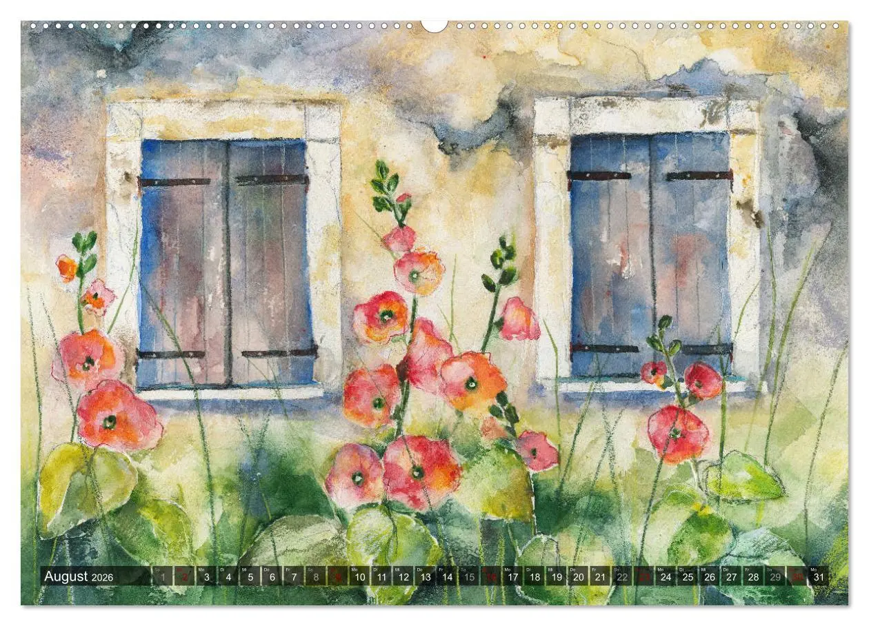 Bild: 9783457768624 | Garten Aquarelle (hochwertiger Premium Wandkalender 2026 DIN A2...