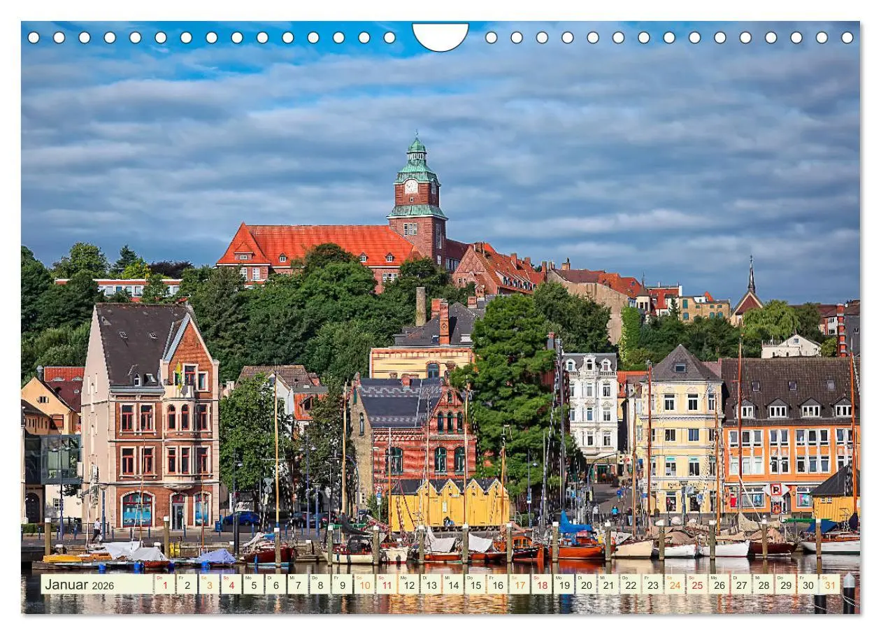Bild: 9783457838624 | Bezauberndes Flensburg (Wandkalender 2026 DIN A4 quer), CALVENDO...