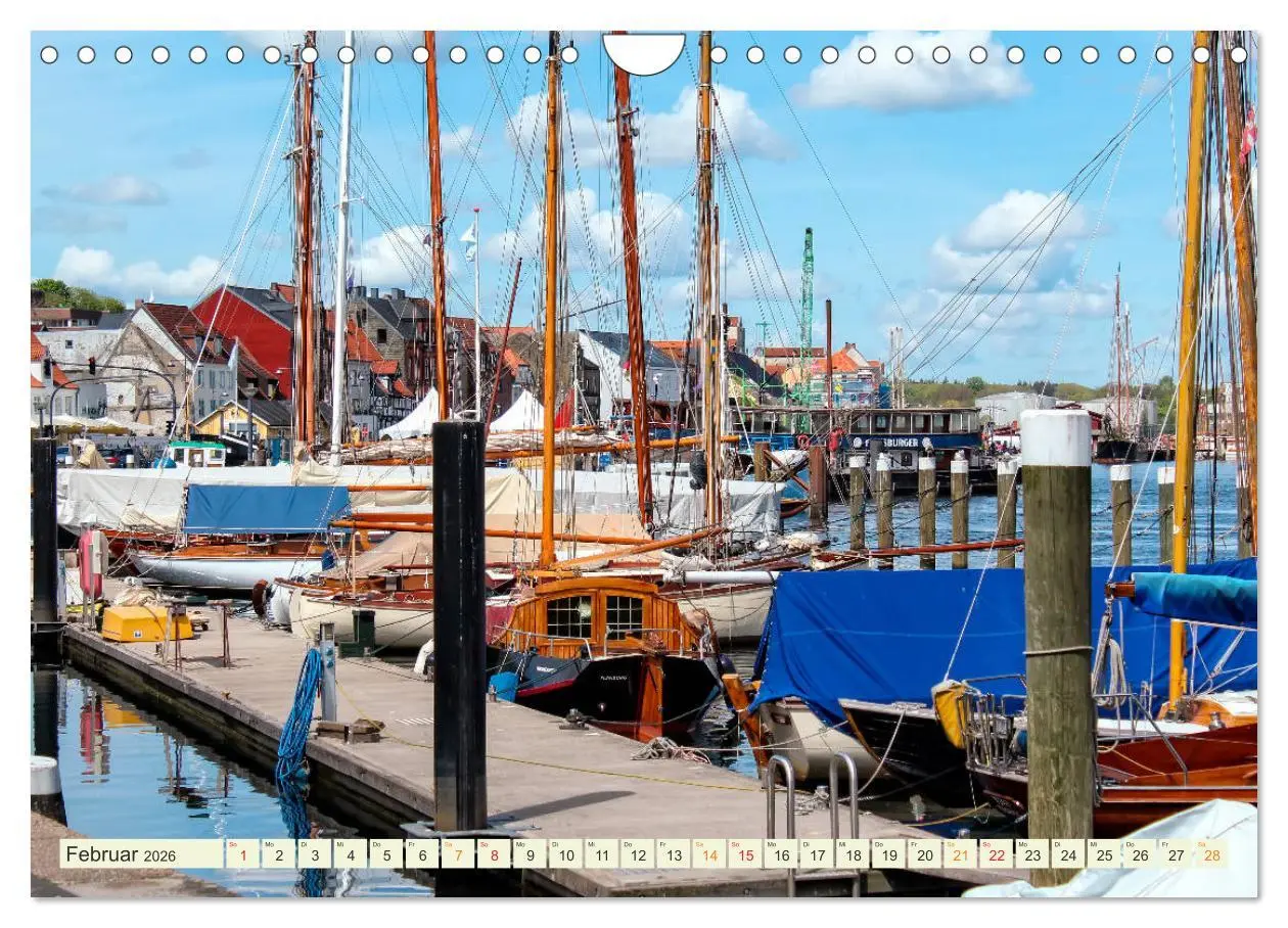 Bild: 9783457838624 | Bezauberndes Flensburg (Wandkalender 2026 DIN A4 quer), CALVENDO...