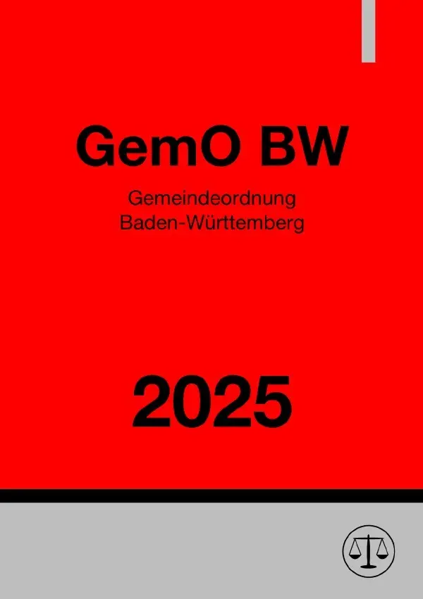Cover: 9783819038624 | Gemeindeordnung Baden-Württemberg - GemO BW 2025 | DE | Ronny Studier