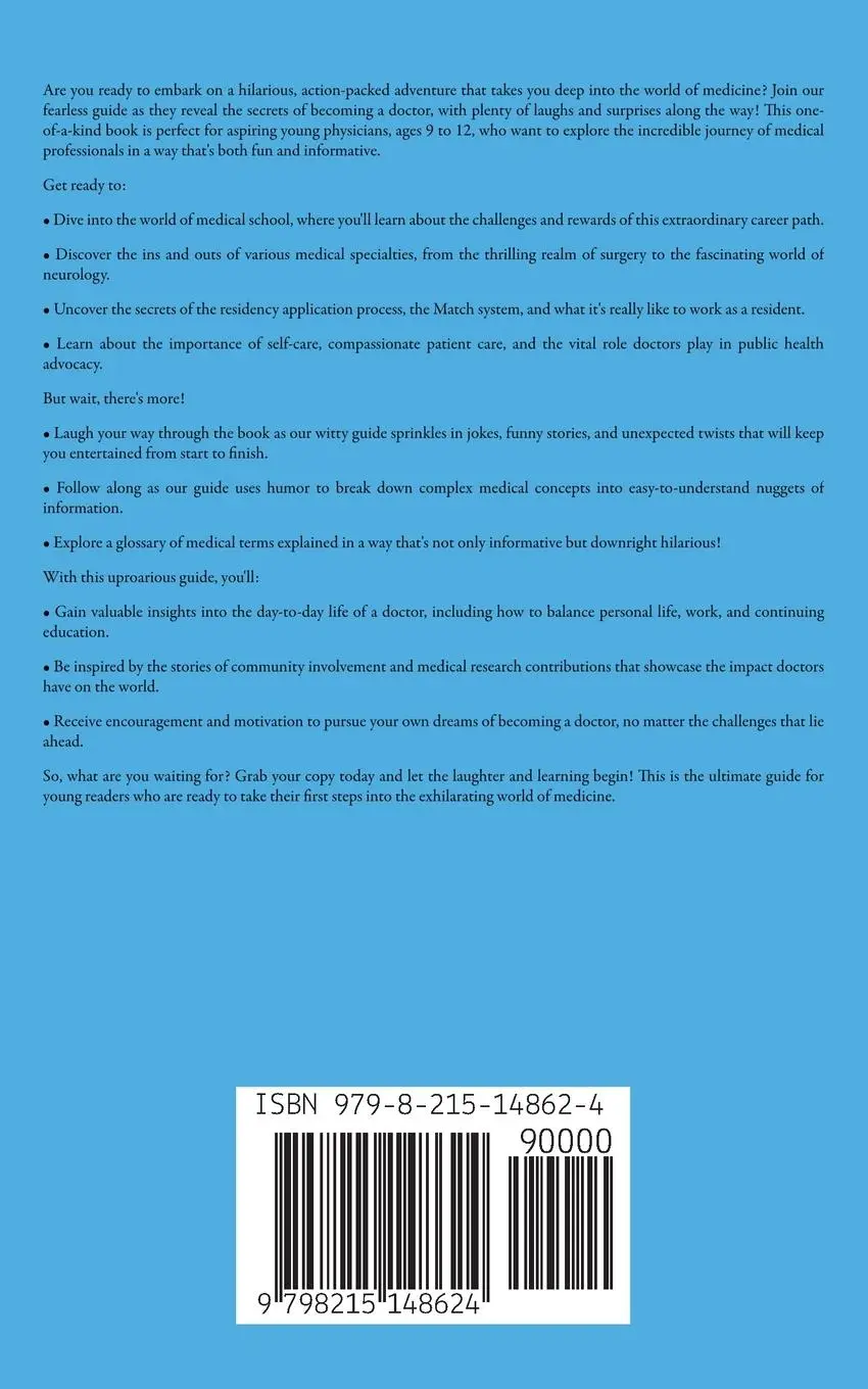 Rückseite: 9798215148624 | Doctor in the Making | A Kids Guide to Becoming a Doctor | Michaels