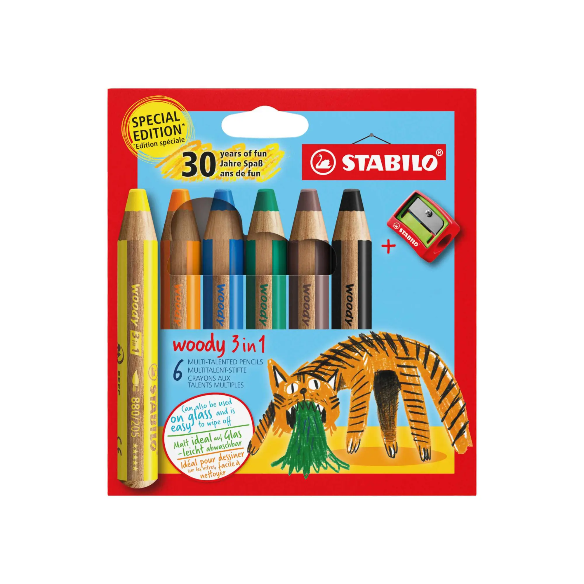 Cover: 4006381618724 | STABILO Buntstift Wasserfarbe &amp; Wachsmalkreide woody 3 in 1,...