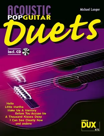Cover: 4031658008724 | Acoustic Pop Guitar Duets | M. Langer | Buch + CD | Dux Edition